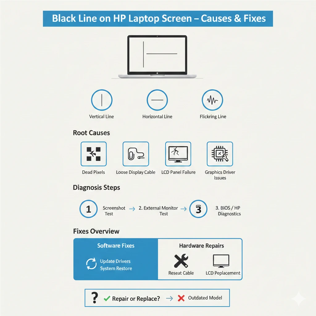 Black line on laptop screen hp (2)