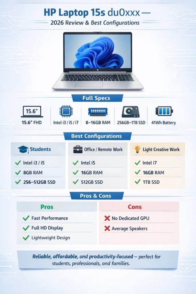 Hp laptop 15s du0xxx