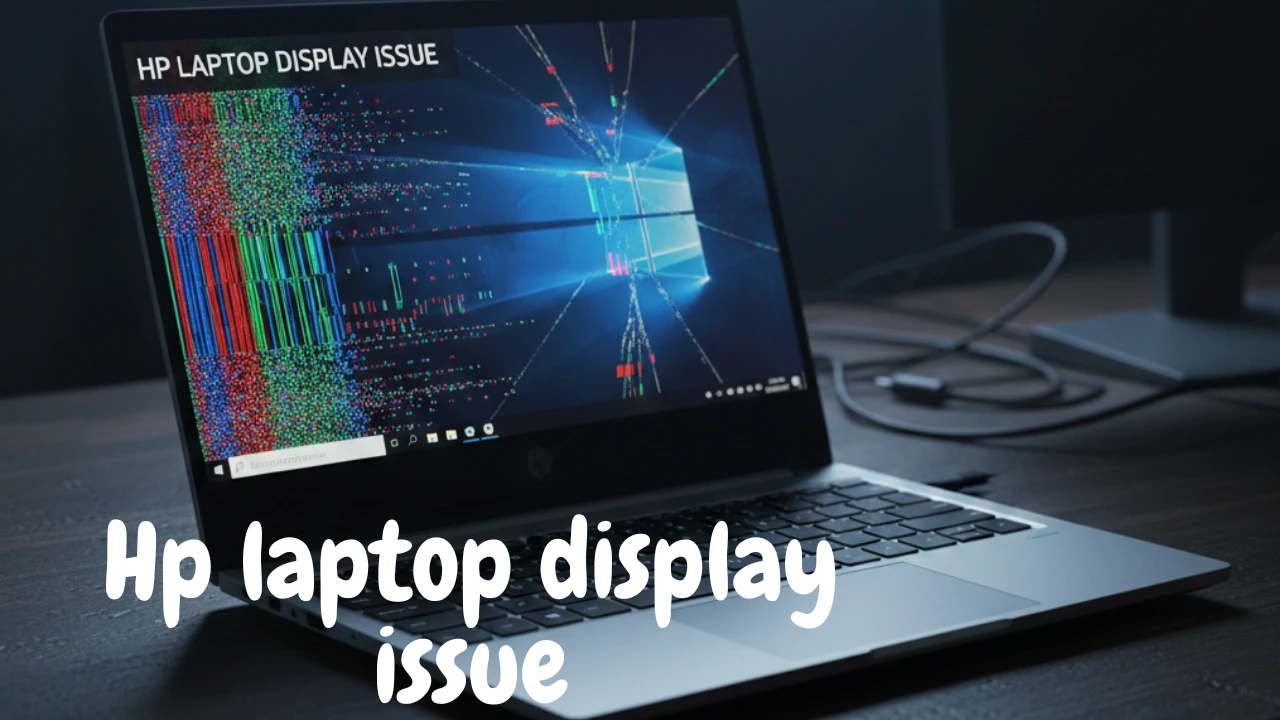 Hp laptop display issue