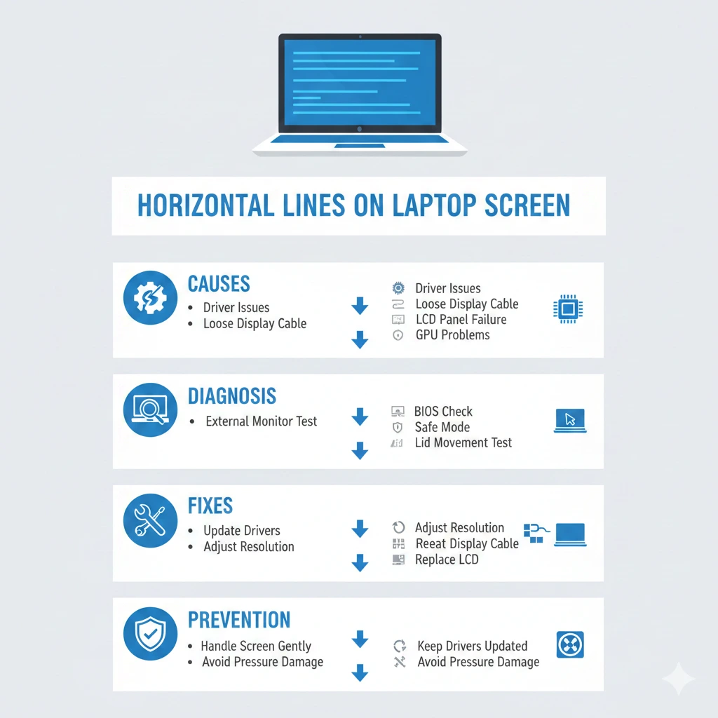 Hp laptop horizontal lines on screen (2)