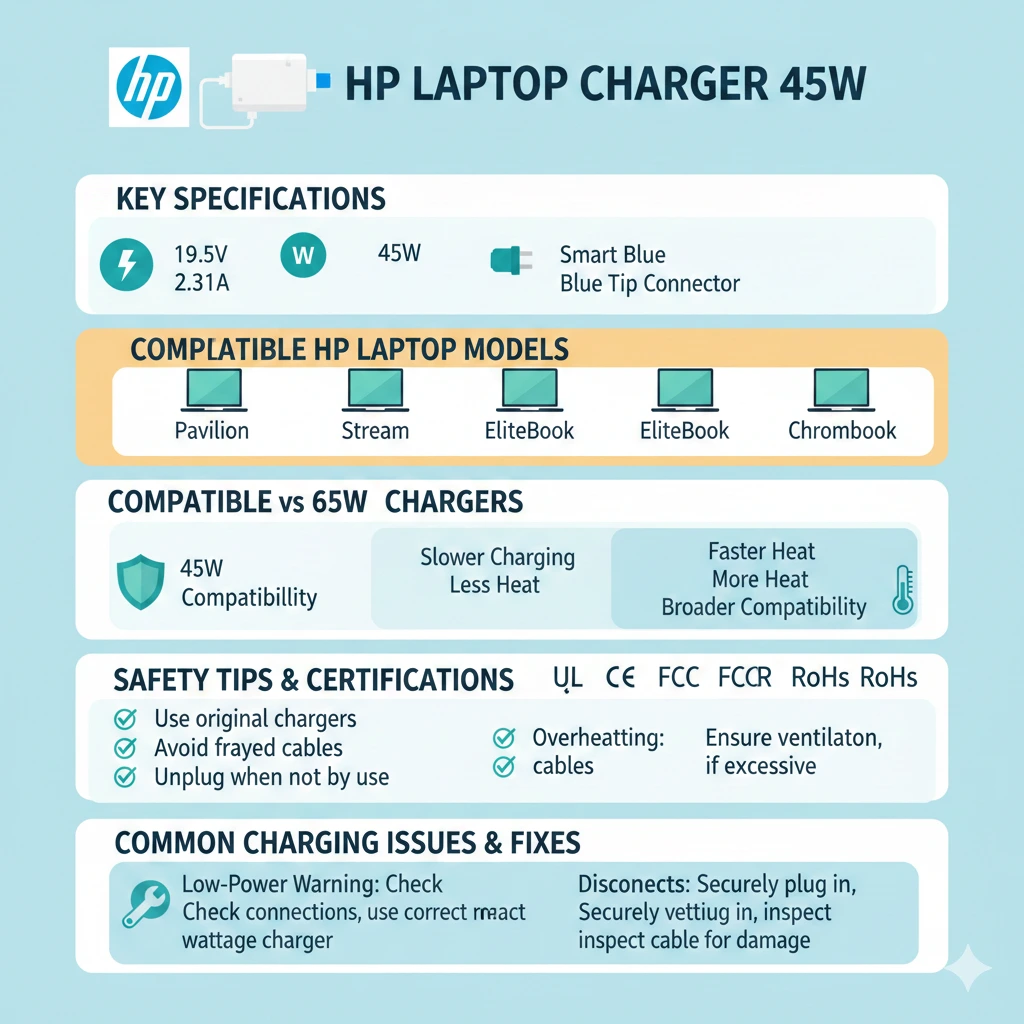 Hp laptop charger 45w (1)