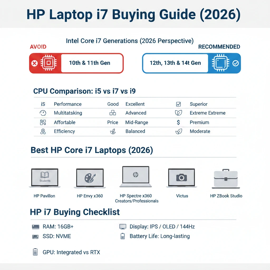 Hp laptop i7