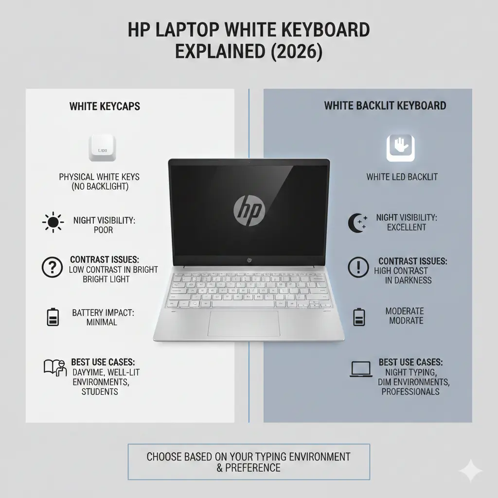 Hp laptop white keyboard (2)