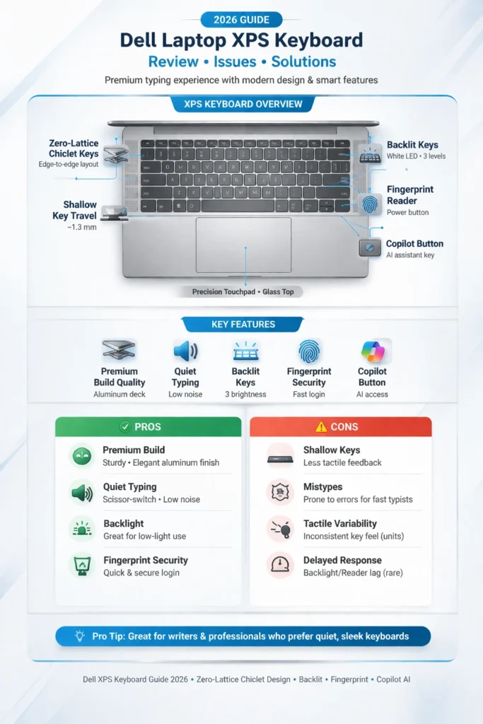 Dell laptop xps keyboard