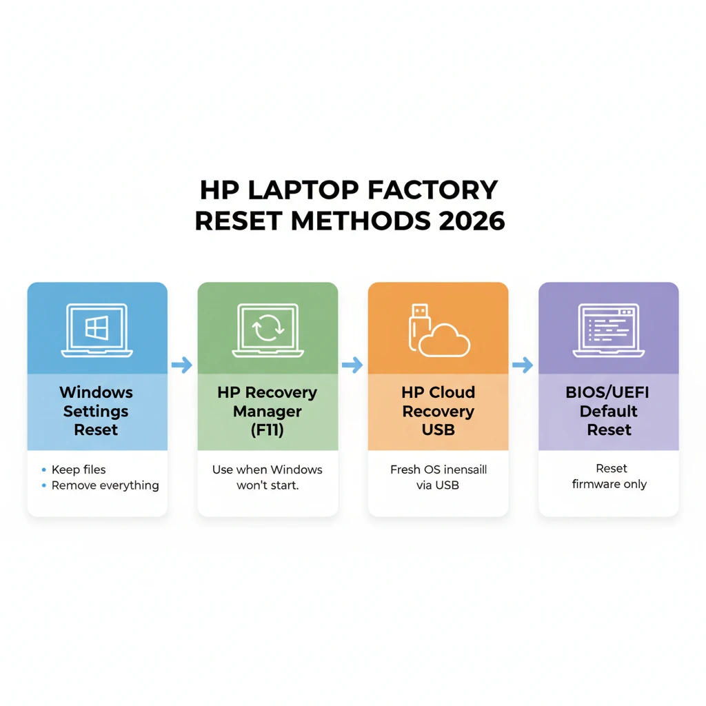 How do i restore my hp laptop to factory settings