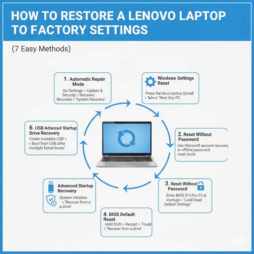 How do i restore my lenovo laptop to factory settings (1)