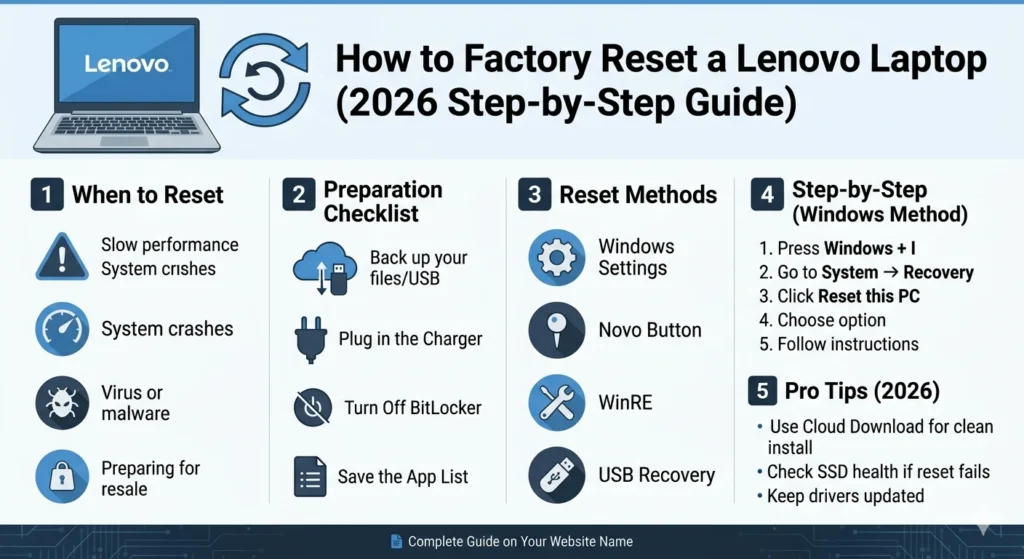How to factory reset lenovo laptop