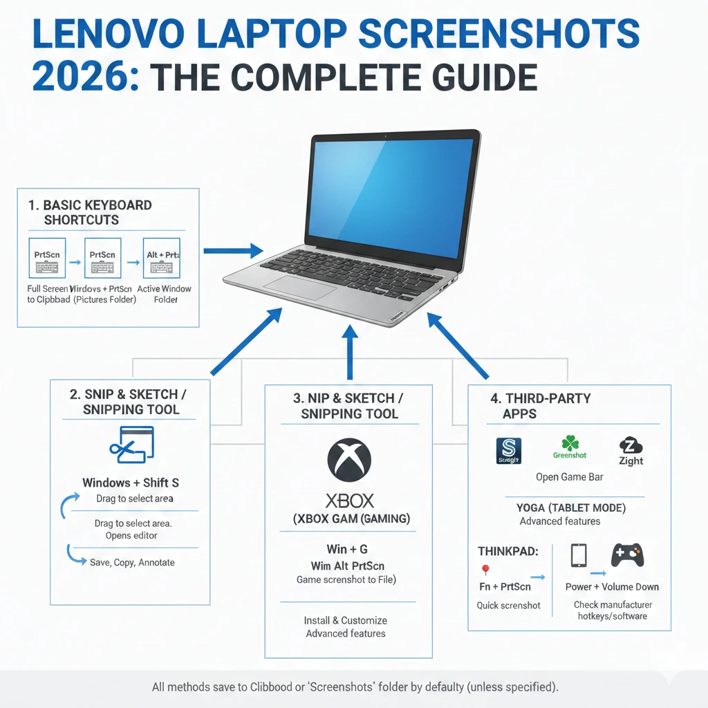 How to take a screenshot lenovo laptop