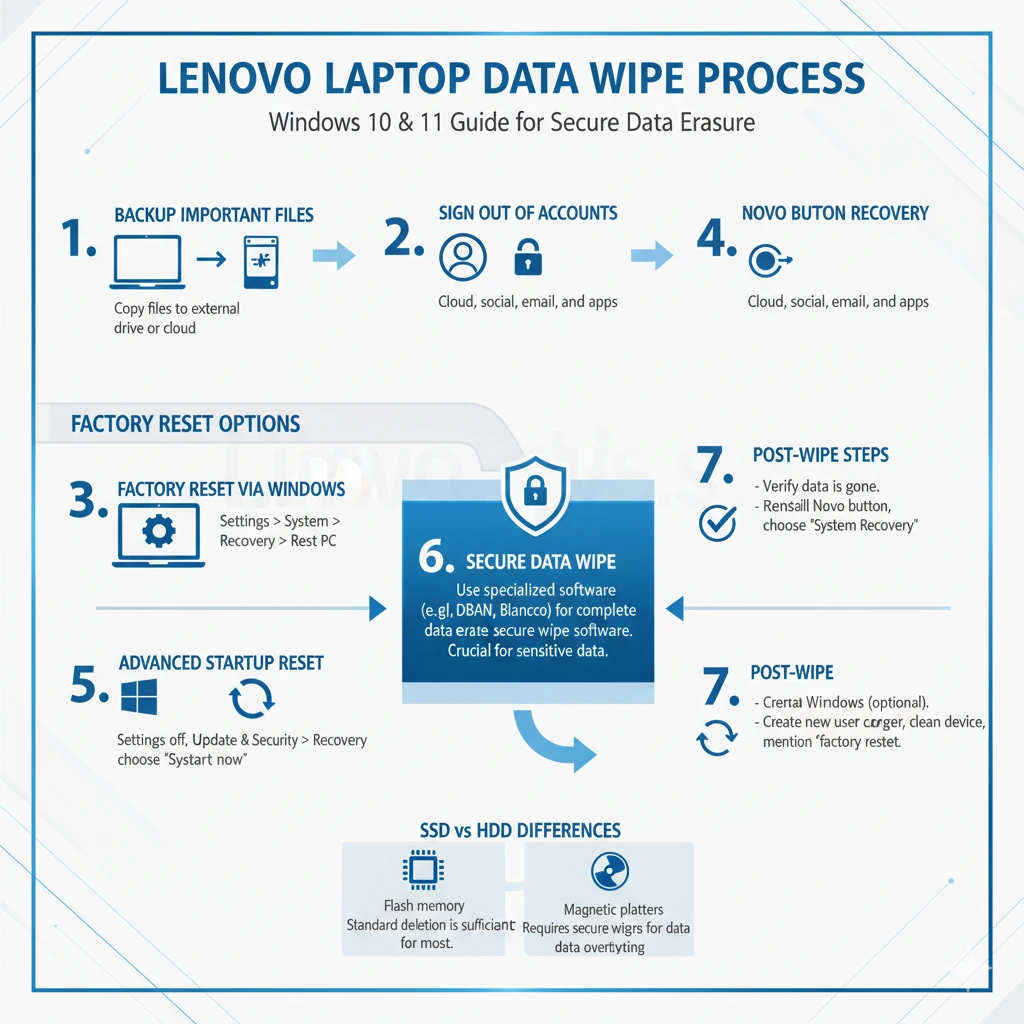 How to wipe a lenovo laptop