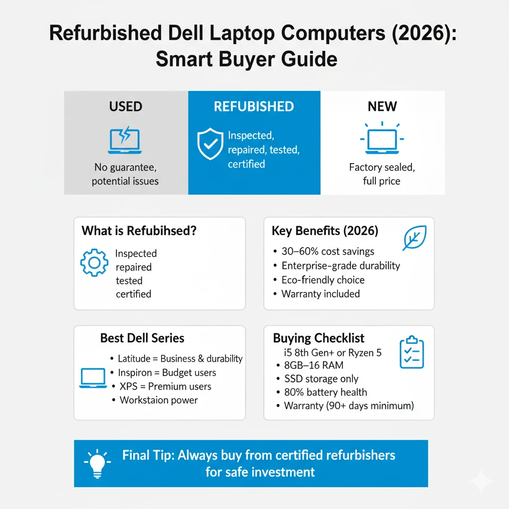 Refurbished dell laptop computers