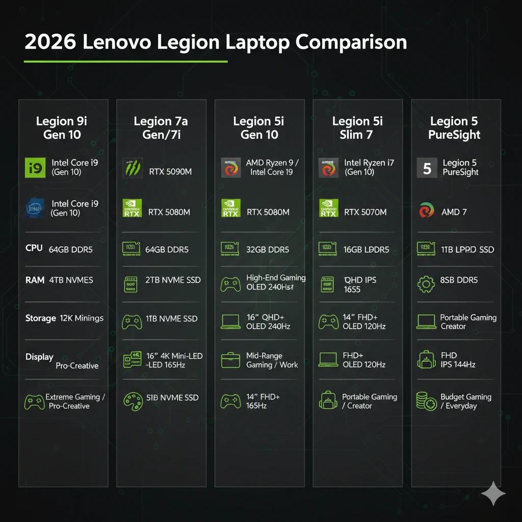 laptops legion lenovo