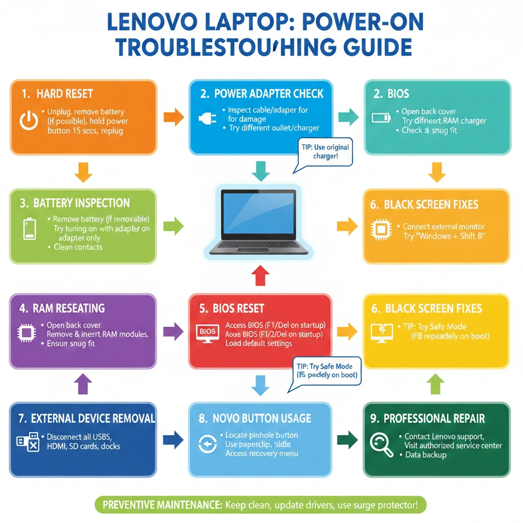 why wont my lenovo laptop turn on (1)