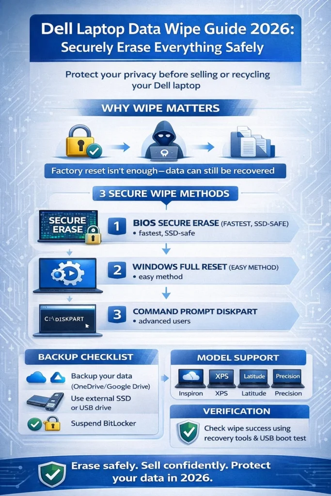 Dell laptop data wipe guide