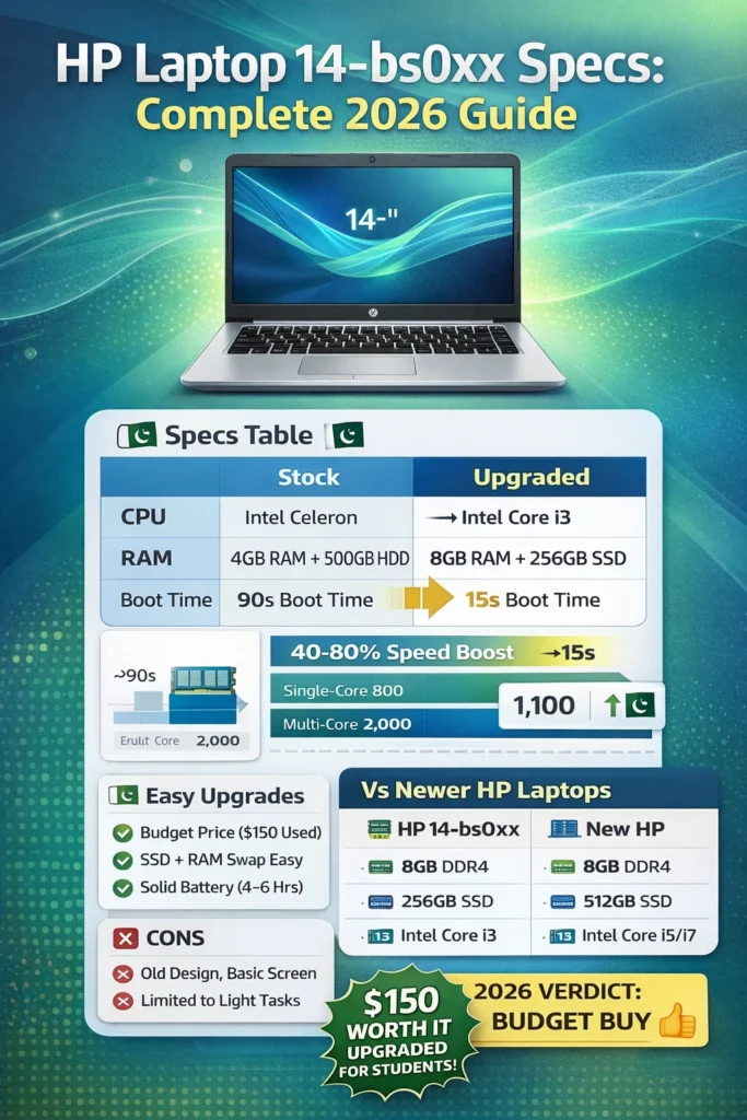 Hp laptop 14-bs0xx specs
