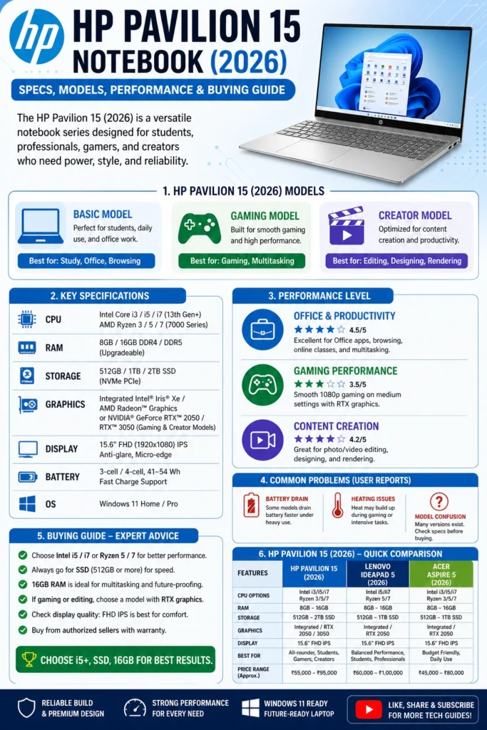 Hp laptop pavilion 15 notebook (2)