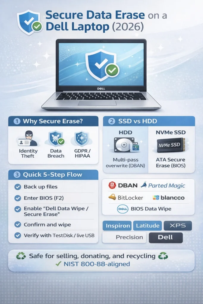Secure data erase Dell laptop,_(1)
