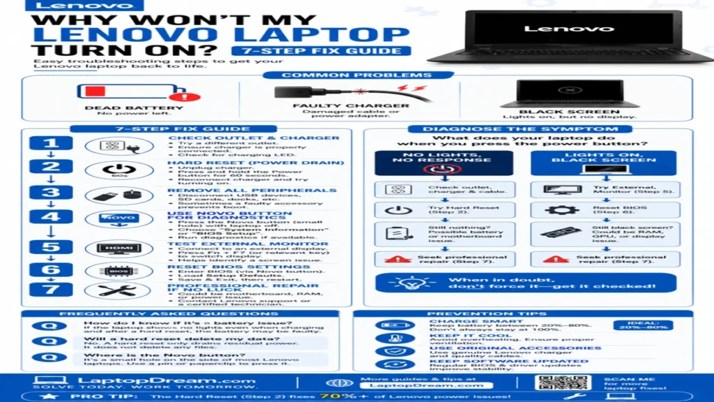 Why won't my lenovo laptop turn on (2)