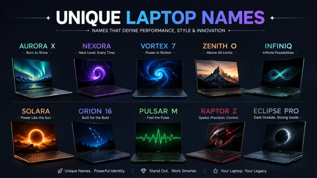 Unique Laptop Names